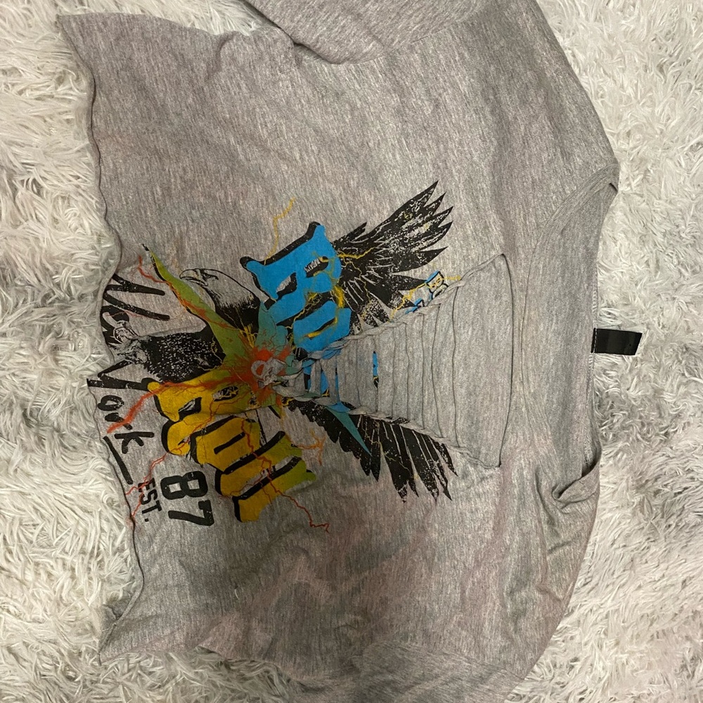 Rock and Roll Womens crop tee